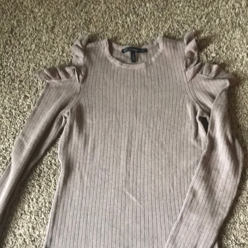 WHBM sweater with peek.a boo shoulders